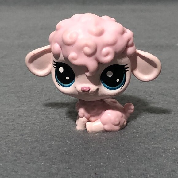 LPS Littlest Pet Shop 2-98 Lamb Petula Woolwright Light Pink Sheep - Picture 1 of 8
